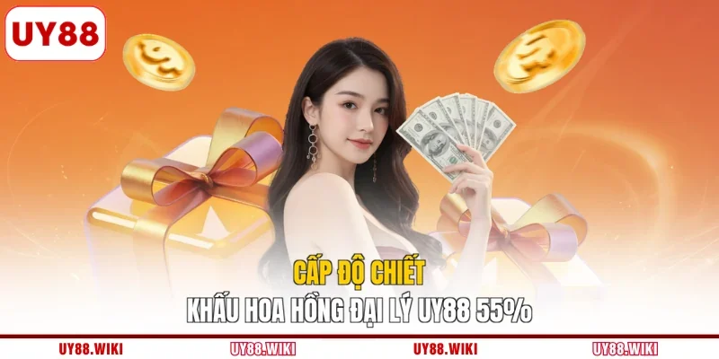 Cấp độ chiết khấu hoa hồng đại lý UY88 55%